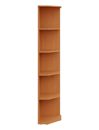 LZ 5 - 3 kancelářská skříň, rohová, pravá, 1822x360x400, buk Royal